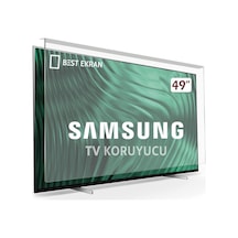 Bestekran Samsung Uyumlu 49MU7000 TV Ekran Koruyucu 49" İnç 123 Cm UE49MU7000U