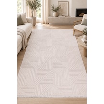 Pruva Vizon Modern Sade Salon Oturma Odası Koridor Halısı Robot Süpürge Uyumlu Kolay Temizlenebilir Özel Ölçü Polyester Sisal Tarzı