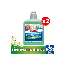 Marc Çamaşır Makinesi Temizleyici & Koruyucu Kireç Önleyici Limon Ferahlığı 2 x 500 ML