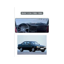 Bmw 5 E34 1988-1996torpido Koruma Halısı Gri Kenar
