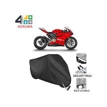 Ducati 1199 Panigale R Motosiklet Brandası ( Kilit Uyumlu - Siyah