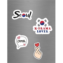 Kore Dizisi K-drama Lover Seoul Oppa Yazılı Kalpli Süs Buzdolabı Magneti