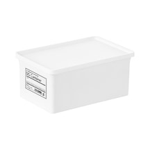 Sones Etiketli Ve Kapaklı Nem Geçirmez Ve Toz Geçirmez Çamaşır Tozu Saklama Kutusu, Stil: Kısa