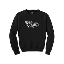 Born Of Osiris Black Siyah Sweatshirt Siyah