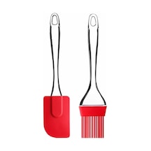 Ayrex Silikon Spatula Seti 2in1 // Isıya Dayanıklı & Bpa İçermez // 2 Parça Yapışmaz, Pişirme, Karıştırma, Y Diğer