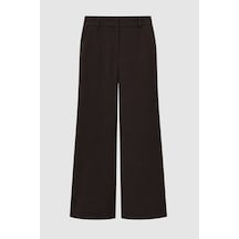 Kadın Kahverengi Slim Fit Basic Pantolon