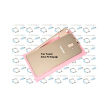 Samsung Uyumlu Galaxy J6 Plus Kasa Arka Pil Batarya Kapağı GOLD
