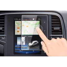 Renault Talisman 8.7 İnç Dokunmatik Ekran Uyumlu Koruyucu Cam R-Link 8.7 İnç Dikey Ekran Koruyucu