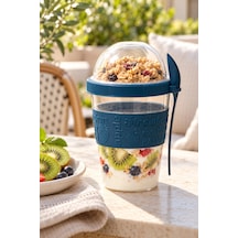Emilahome Take'n Go 600 Ml Beslenme Kabı &yoğurt Kabı & Lunch Box Lacivert - 867618880 Lacivert