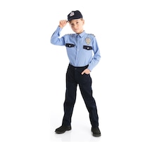 Çocuk Polis Kıyafeti Turkuaz