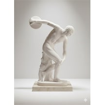 Disk Atan Ares Myron'un Diskobolos'u - 17 Cm Pla 3d Baskı Heykel