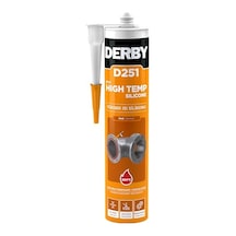 D251 Rtv Isı Silikonu 300 Derece C Kırmızı - 280ml 00