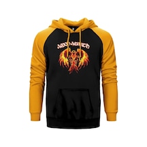 Amon Amarth Phoneix Sarı Reglan Kol Kapşonlu Sweatshirt Sarı (551192465) Sarı