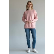 Grizum Pembe Sweat İçi Polarlı