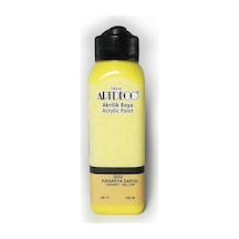 Artdeco Akrilik Boya 140 Ml Kanarya Sarısı Y-070r-3032 Çok Renkli