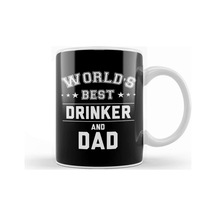 Fathers Day World's Best Drummer And Dad Kupa Bardak Porselen Karışık