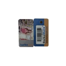Tekli Baskılı Pvc Kart Barkomatik