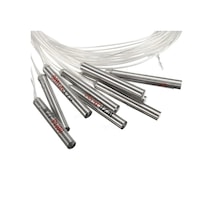 5 Adet Wzp Pt100 Sıcaklık Sensörü - 4x30mm Paslanmaz Çelik Prob, 50cm 2 Uçlu Hassas Isı Ölçer