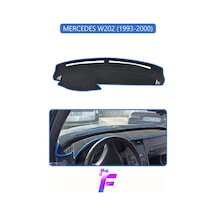 Mercedes W202 1993-2000 Uyumlu Torpido Örtüsü Yansıma Önleyici Kolay Montaj Tam Koruma H17