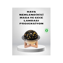 Usb Projeksiyon Gece Lambası Ve Hava Nemlendirici Aromaterapi Destekli, Taşınabilir Mini Renk