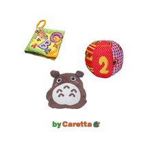 Bebek Gelişim Ve Konfor Seti Hışırtılı Kitap + Çıngırak Top + Tavşan Uyku Yastığı
