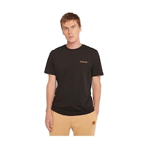 Timberland Small Linear Logo Print Erkek T-shirt Tb0a5qqt0011 SIYAH