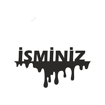 Isim Yazı Sticker Yapıştırma 15 Cm