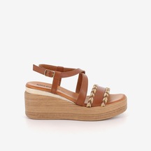 IGI&Co Sandalet Kadın 1190711 Igı&co Dym 11907 Wıth Wedge Cuoio Taba