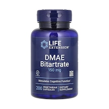 Dmae Bitartrate 150 Mg, 200 Kapsül
