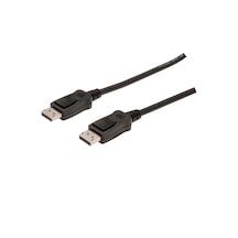 Displayport Dp Bağlantı Kablosu, Dp Erkek - Dp Erkek, 5 Metre, Kilit Mekanizmalı, Dp, 1.2 Uyumlu, Ul, Siyah Renk-18728