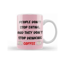 Cat Funny Coffee Drinks Art Lover Gift Quote Vintage Retro Rainbow Style Kupa Bardak Porselen No11127 Karışık