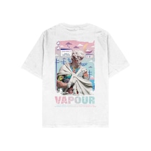 Startmore Vapour Oversize Unisex T-shirt Beyaz
