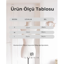 Laluvia Kahverengi Vatkalı Fular Detaylı Ceket - 2y85175