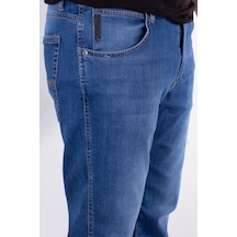 Twister Vegas 132-250 Mavi Yüksek Bel Rahat Paça Erkek Jeans Pantolon 001