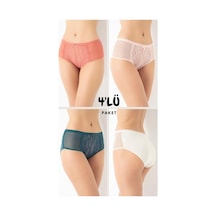 Kadın Dantelli 4'lü Paket Bato Külot Asorti-2 C3t0n5o408 001