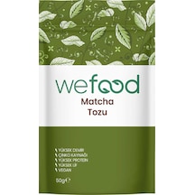 Wefood Matcha Tozu Glütensiz Vegan Katkısız 50 Gr