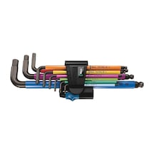Wera 950 -9 Hex-Plus Hf Renkli Topbaş Alyan Set 05022210001