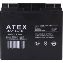 Atex Ax12-18 12v 18ah Akü
