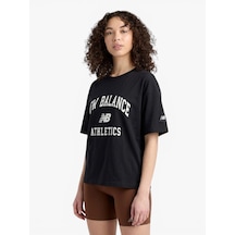 New Balance Nb Lıfestyle Women T-shırt Kadın Yeşil T-shirt - Wnt1402