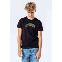 Riverdale Riverdale Baskılı Unisex Çocuk Siyah Tshirt