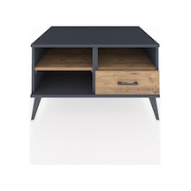 Kronos Şifonyer 2 Raflı Tek Çekmeceli 88x59x48 Antrasit-çam Çam
