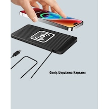 Muratech Kablosuz Manyetik Araç Şarj Pedi Hızlı, Güvenli, Isınma Korumalı Tasarım