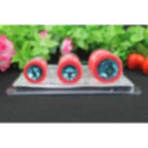 Lilitu Shop 3 Parçalı Mücevherli Anal Plug Seti Kırmızı