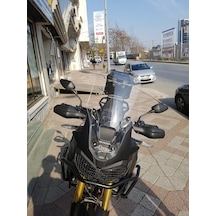 16-19 Honda Africa Twin Crf1000 Uzun Cam Zeus Şeffaf 58cm 4mm