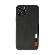 Apple iPhone  Uyumlu,  11 Pro Kılıf Loop Deri Silikon - Siyah