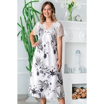 Yake Store Saten - Xl Tunık - Whıte