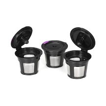 3 Adet Yeniden Kullanılabilir K-fincan Kahve Kapsülü Keurig Brewers Doldurulabilir Kahve Filtreleri