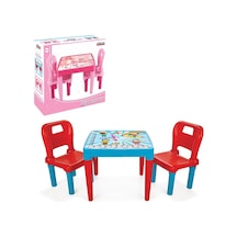 03 414 Hobby 2 Sandalyeli Oyun ve Aktivite Masası /mavi F Pilsan Oyuncak