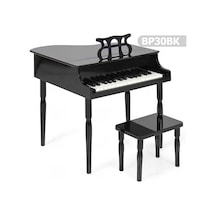 Çocuk İçin Ahşap Piyano Bp30bk Nota Sehpası ve Tabure