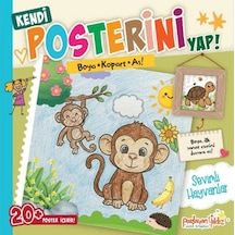 Kendi Posterini Yap Boya Kopart As Sevimli Hayvanlar